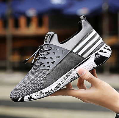 n Running Shoes for Men Trainers Telescopic rope Soft Bottom Mesh Sneakers Shoes Men - goldylify.com