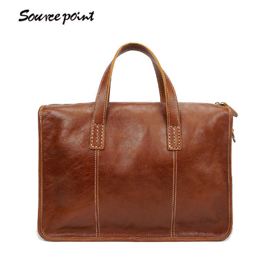 Male bag real leather men's handbag - goldylify.com