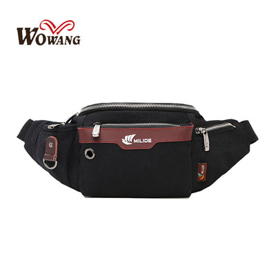 Factory supply new men's outdoor small outdoors canvas multi function small bag outdoor travel sports bag - goldylify.com
