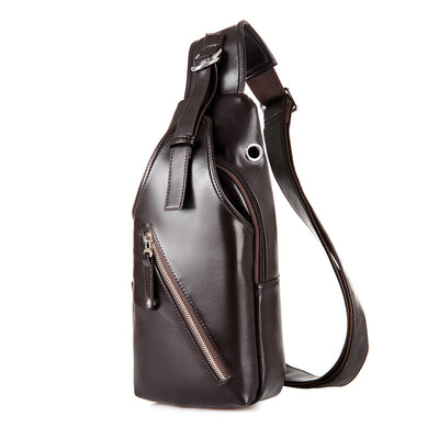 New men's chest pack, Korean backpack, single shoulder, men's oblique cross bag, men's purse, Taobao acting on behalf of a generation - goldylify.com