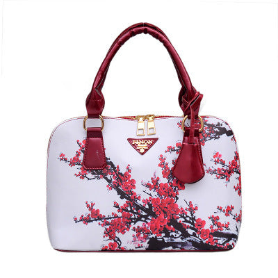 In the spring of 2020 new handbag fashion shell bag leather single shoulder bag handbag printing Chinese female wind tide - goldylify.com