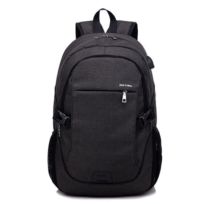 New fashion trend men's backpack, leisure business travel, computer backpack, junior high school schoolbag - goldylify.com
