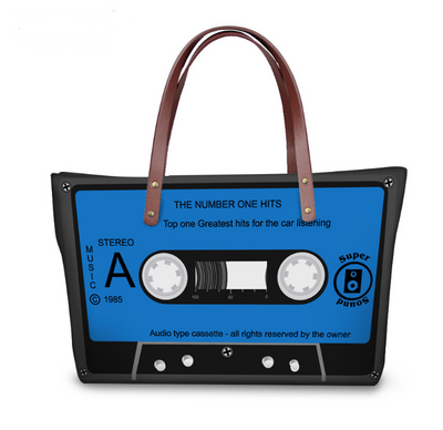 Vintage Cassette Tape Shoulder Bag - goldylify.com