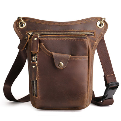The new crazy horse leather satchel BAG BAG retro vintage leather leather purse bag man - goldylify.com