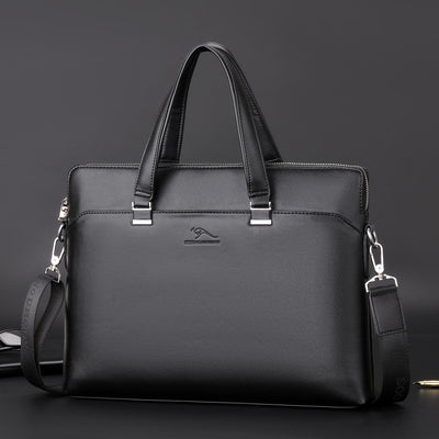 Kangaroo, male bag handbag business briefcase single shoulder bag new men's bags simple - goldylify.com