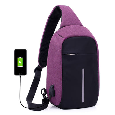 Wholesale manufacturers anti-theft chest pack men's fashion SATCHEL BAG BAG outdoor travel backpack - goldylify.com
