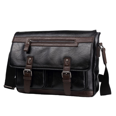 2020 New Men Leather Business Bag Satchel Satchel Bag casual bag trend - goldylify.com