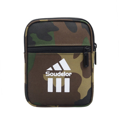 Ms. Sudiro outdoor pure color single shoulder small satchel men travel nylon bag square letter leisure chest bag - goldylify.com