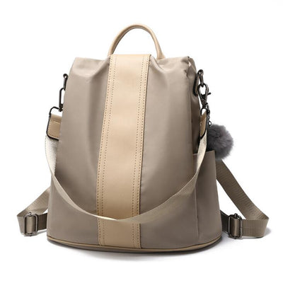 VEGAN WOMENS FAUX LEATHER MULTIFUNCTION ANTI-THEFT BACKPACK - goldylify.com