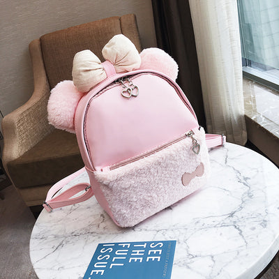 Children's cartoon Tamiflu bear backpack female 2020 autumn and winter new campus wind bag, fashionable travel bag, tide Backpack - goldylify.com