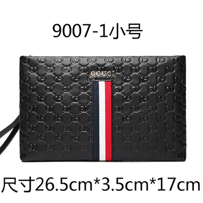 Hand bag male leather handbags for men 2020 new fashion leisure large capacity envelope bag Clutch Clutch male - goldylify.com