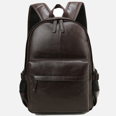 VORMOR Brand Men Backpack Leather School Backpack Bag For College Waterproof Travel Bag Men Casual Daypacks mochila male New - goldylify.com