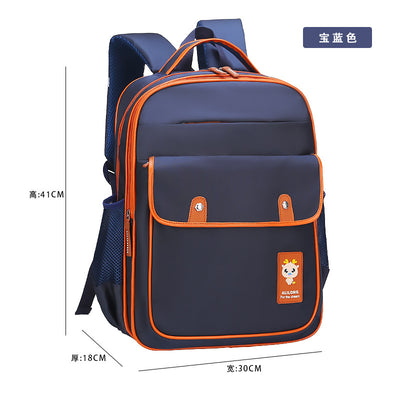 Schoolbag primary school pupils 6-12 years old to customize LOGO class 2-4-6 grade for children's shoulder bag - goldylify.com