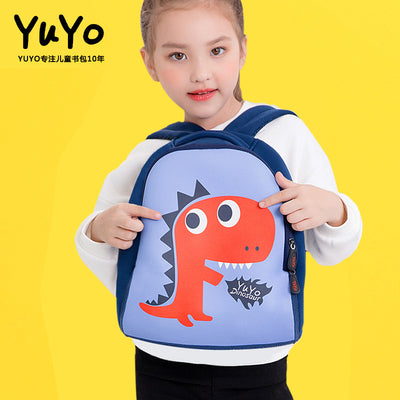 Male and female children's schoolbag kindergarten 1-3 year old backpack diving material new cartoon baby package custom logo - goldylify.com