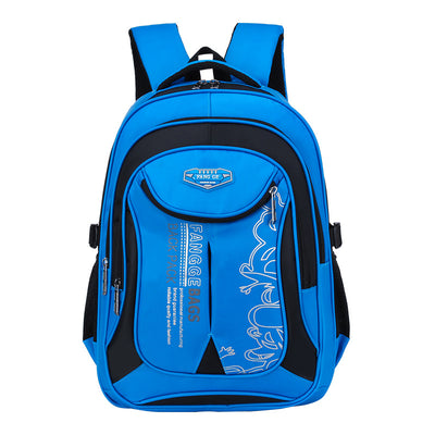 Schoolbag LOGO custom male 1-3-5 grade leisure double shoulder 6-12 year old boy girl child Backpack - goldylify.com