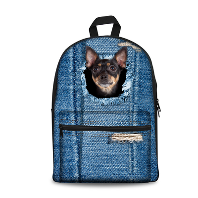 Pet Photo Custom Student Backpack - goldylify.com