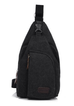 Men's chest, foreign trade, New Sports Leisure Canvas slanting bag, Korean version, single shoulder bag, men's backpack, men's bag. - goldylify.com