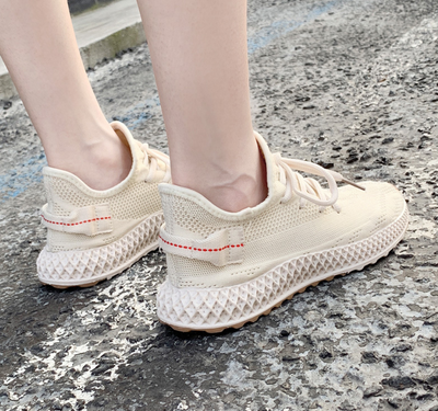 Casual shoes flat bottom flying sneakers - goldylify.com
