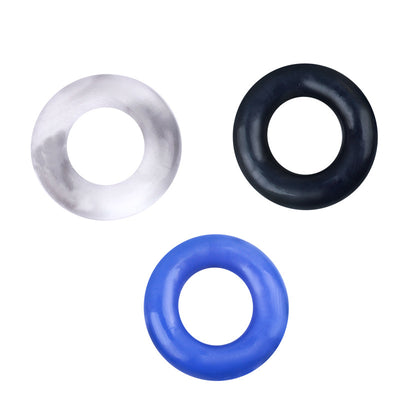 HIgh quality material penis cock rings for delay ejaculation men sex toys hot selling cock rings set different color available