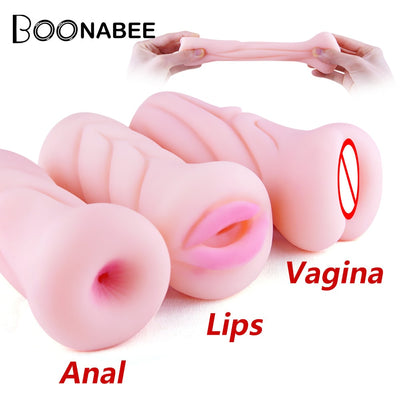 Tasche Pussy Sex Spielzeug Realistische Vagina Echte Pussy Männlichen Masturbator für Männer Sex Spielzeug für Erwachsene Männer Sex Shop 3 typ