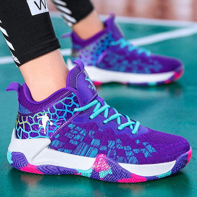 Colorful Basketball Shoes Men/Women Sneakers For Men Cushioning Sport Shoes High-Top Unisex Footwear For Basket Homme