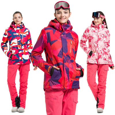 VECTOR Brand Ski Suit Women Warm Waterproof Skiing Suits Set Ladies Outdoor Sport Winter Coats Snowboard Snow Jackets and Pants - goldylify.com