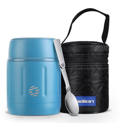 Lunch Box,Food Thermos 18/10 Stainless Steel,Portable Food Soup Containers Suitable For Home And Travel,500ML,Tumbler