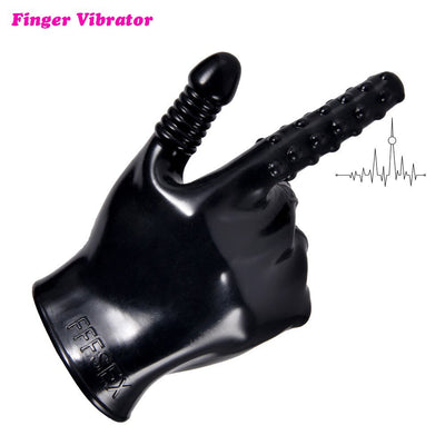 Magic Glove Finger Vibrator, Fist Sleeve G Spot Clit Vibrator Clitoris Stimulator Sex Toys for Women