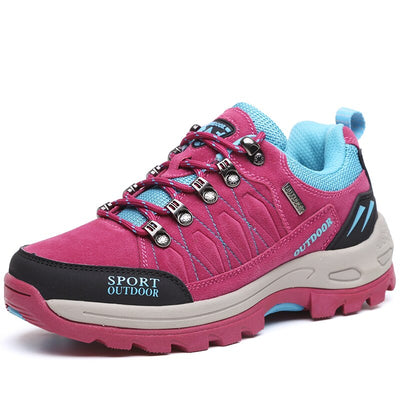 Men's Outdoor Hiking Shoes Waterproof Non-Slip Trekking Sneakers Women Durable Breathable Climbing Unisex Tactical Sneakers Plus
