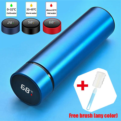 Tumbler Water Bottle Thermos Temperature Display Water Bottle Vacuum Flasks Thermoses Coffee Milk Cup Thermos Travel Bottle