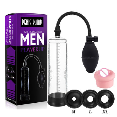 Effektive Penis Pumpe Erweiterung Vakuum Dick Extender Männer Sex Spielzeug Erhöhen Länge Enlarger Männliche Zug Erotische Erwachsene Sexy Produkt
