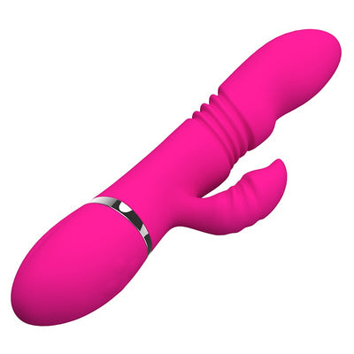 Female Vibrator Super Thick And Soft Silicone Wrap Strong Penetration Impact Stretchable AV Stick