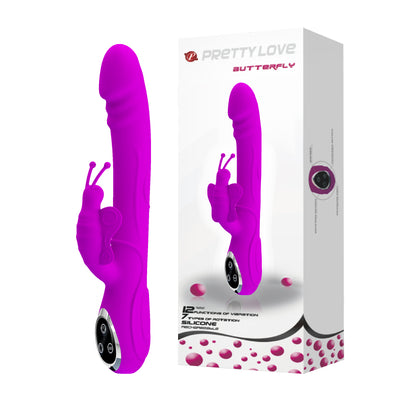12 frequency waterproof vibrator silicone g spot wireless butterfly dildo sex toy