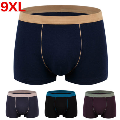 Men's Boxer Pantie Underpant Lot big size XXXXL Loose Under Wear Large Short Cotton Plus 6XL 7XL 8XL 9XL Underwear Boxer Male - goldylify.com