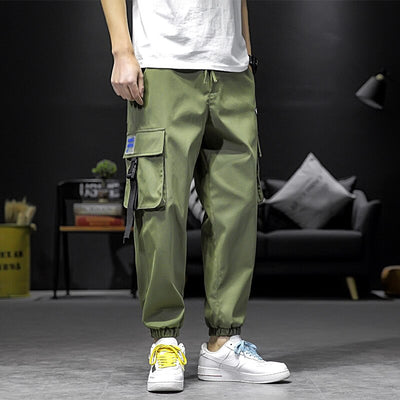 100%polyester cargo plus size loose P3 mens pants casual brand pant for men - goldylify.com