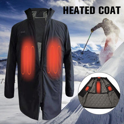 USB Charging Fever Cotton Coat Cold-proof Electric Heating Warm Clothing Third Gear Heating Ski Jacket Outdoor Product - goldylify.com