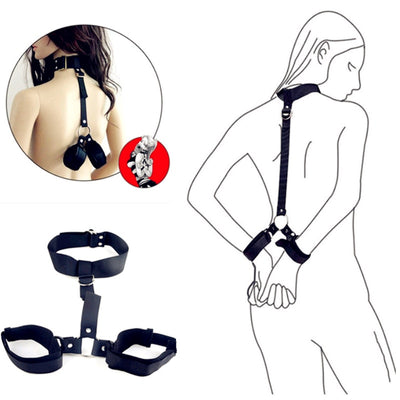 Mouth Ball Bdsm Bondage Set Sex Toys For Woman Couples Handcuffs For Sex Bondage Restraint Adults Wrists & Ankle Cuffs Games - goldylify.com