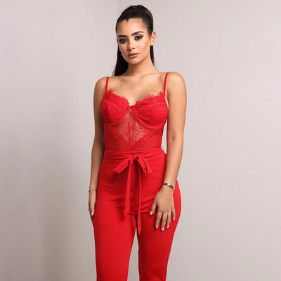 Ellolace Neon Body Lace Bodysuit Women Transparent Female Rompers Sexy Bodycon Bodys Summer Overalls Female Sleeveless Jumpsuit - goldylify.com