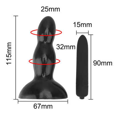 OLO 10 Modus Clit Stimulator Prostata Massager Orgasmus Masturbator Anal Vibrator Mit Kugel Vibrator Sex Spielzeug für Frauen