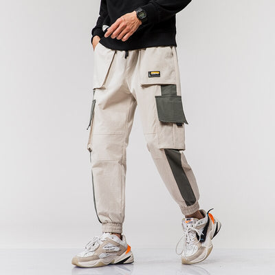 2020 spring plus size japanese hit color cargo P29 mens pants casual brand pant for men - goldylify.com