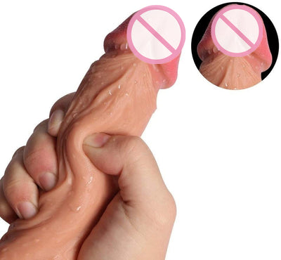IUOUI Sex Shop,Sex Male Dildo for Women Huge Realistic Toys Sex Adult Ultra Soft Dildos Penis