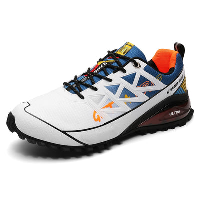Men Trail Running Shoes Wearproof Lightweight Breathable Sports Shoes Non Slip Water Resistant Trekking Walking Outdoor Sneakers