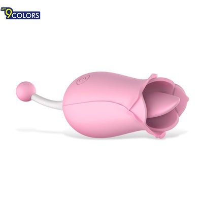 Neue Vagina Vibrator 10 Geschwindigkeit Vibrierende Oral Sex Zunge lecken Zauberstab Klitoris Stimulator Sex Spielzeug für Frau Masturbation