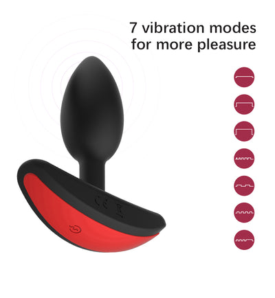 Hotselling Sex Toy Silicone Anal Wireless Vibrator Butt Plug Silicone Sex Toy