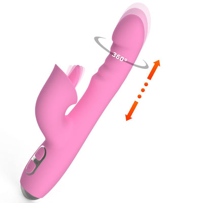 Women's Adult Sex Toy fingering rotate rabbit Vibrator Sex Toy