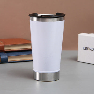 473ml Stanley Beer Cups Thermal Cup With Bottle Opener Lid Stainless Steel Thermos Bottle for Tea Thermal Cups for Cold Beer