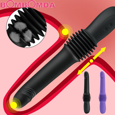 Teleskop Vibrator Sex Spielzeug Für Frauen 3 Geschwindigkeiten Vagina GSpot Stimulator Weibliche Masturbator Anal Plug Clit Vibrator Erwachsene Sex Spielzeug