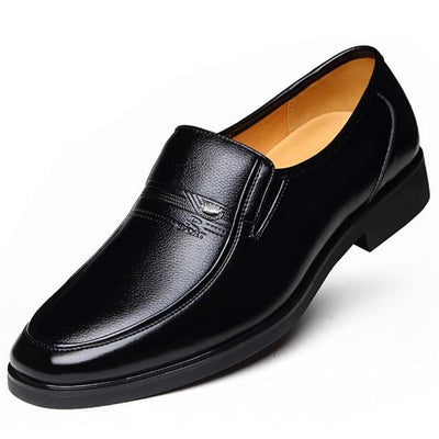 MAZEFENG 2019 WINTER WARM MEN LEATHER SHOES WITH VELVET MEN DRESS SHOES BUSINESS CLASSIC SQUARE TOE FORMAL LEATHER SHOES MEN