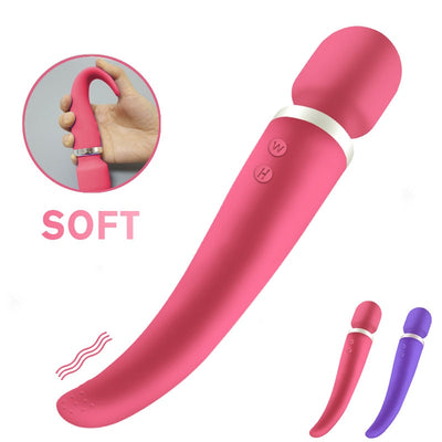 Powerful Magic Wand Body Massager Stick AV Vibrators for Women Female Clitoris Sex Toys For Woman Adult G Spot Erotic Products - goldylify.com