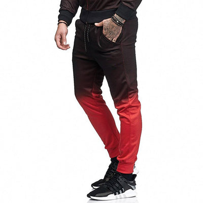 Men's Casual Sports Pants European and American Style Gradient 3D Printed Fitness Pants Men's Fall Pants Sweatpants - goldylify.com